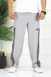 Adds Micro-Tech Half Stripes Loose Bottom Trouser